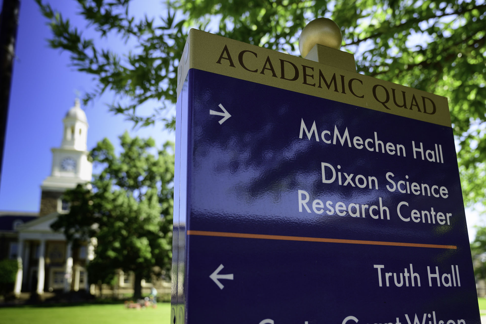 academic quad signage