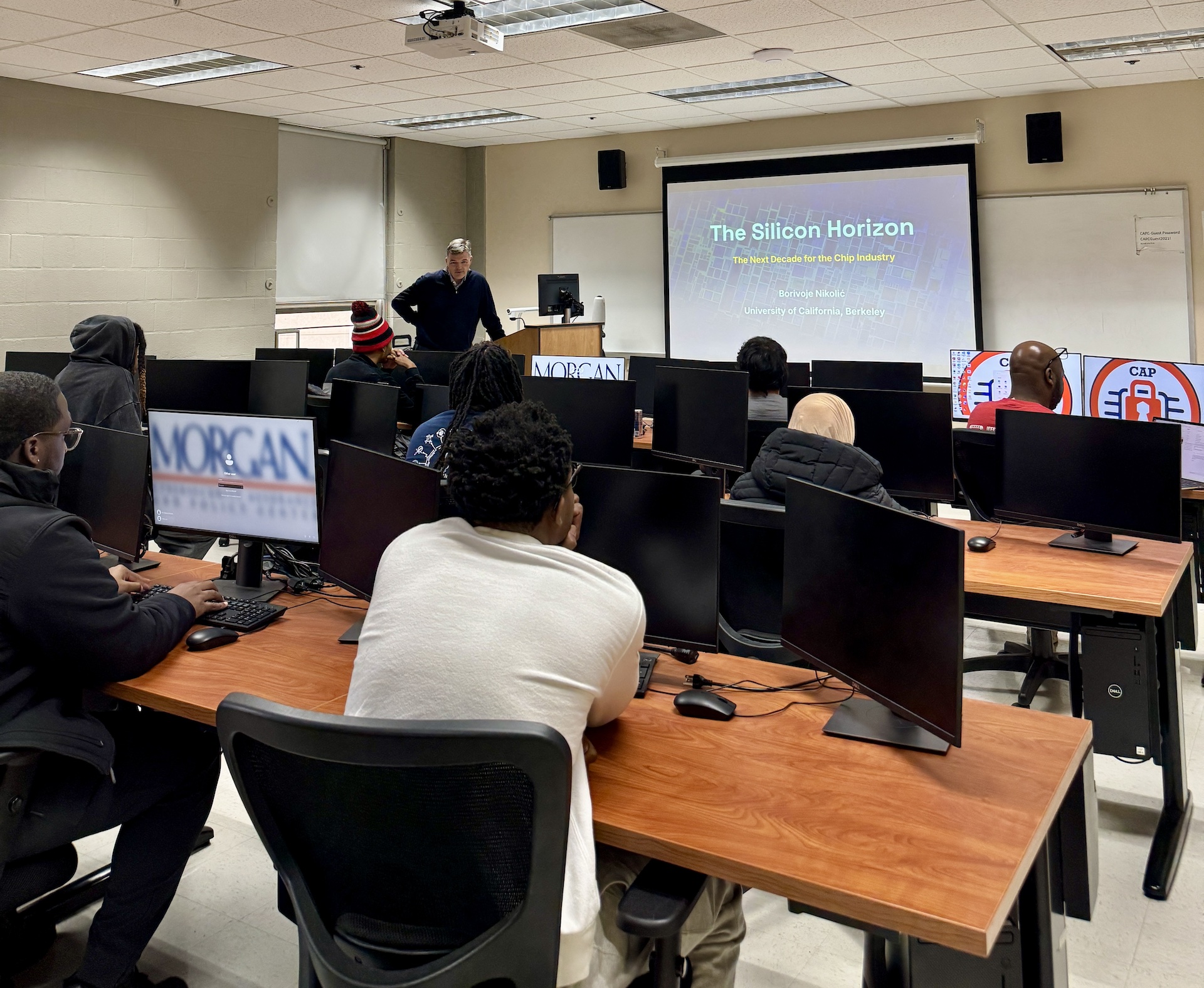 SSCS Students with Borivoje Nikolic