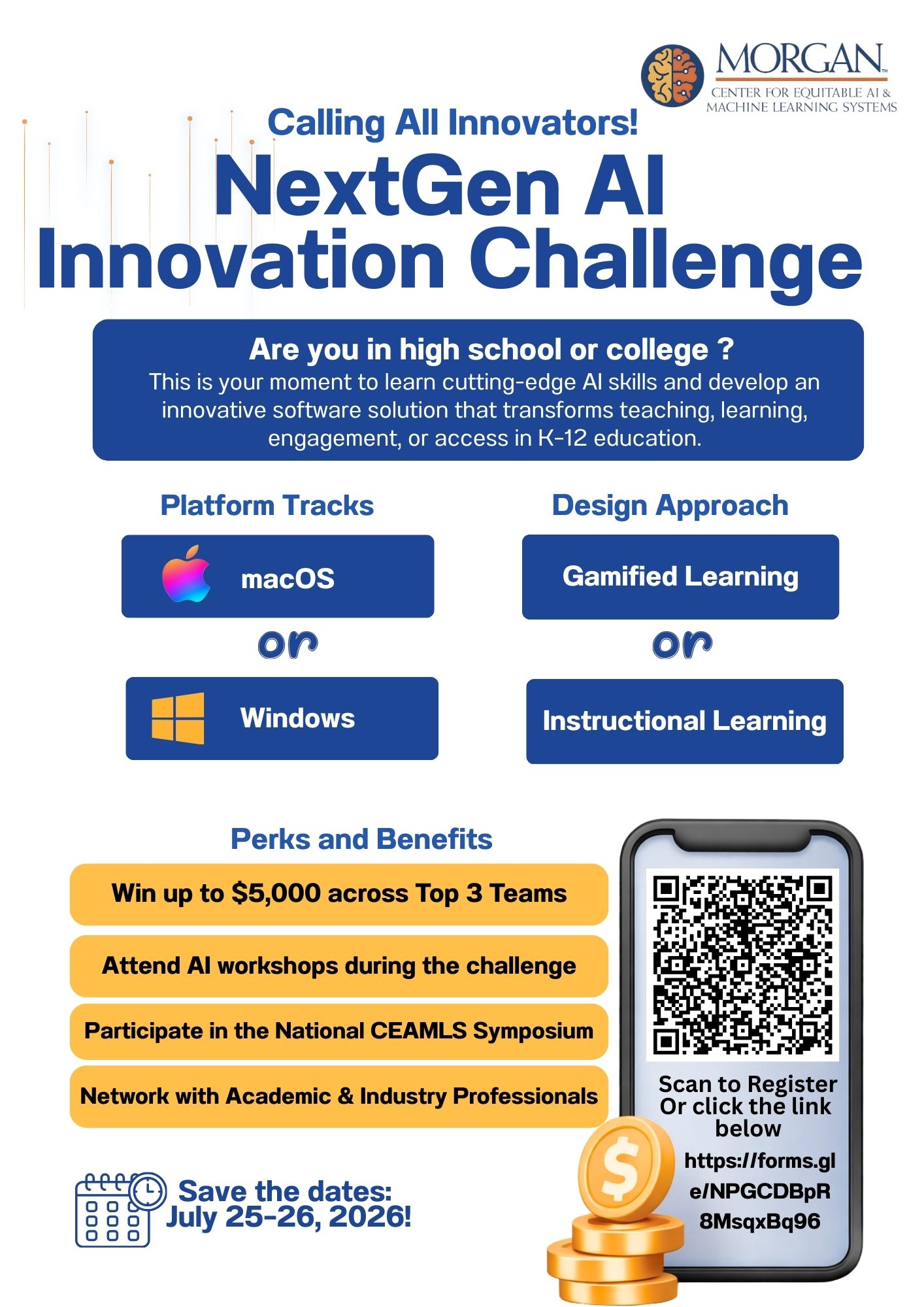 NextGen AI Innovation Challenge Flyer