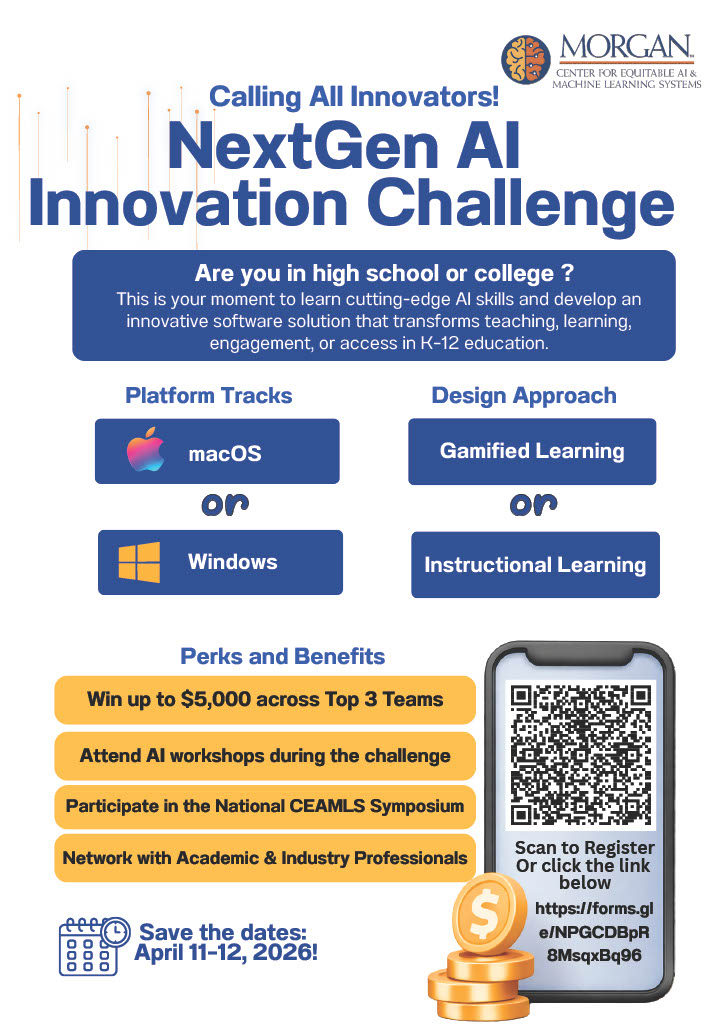 NextGen AI Innovation Challenge Flyer