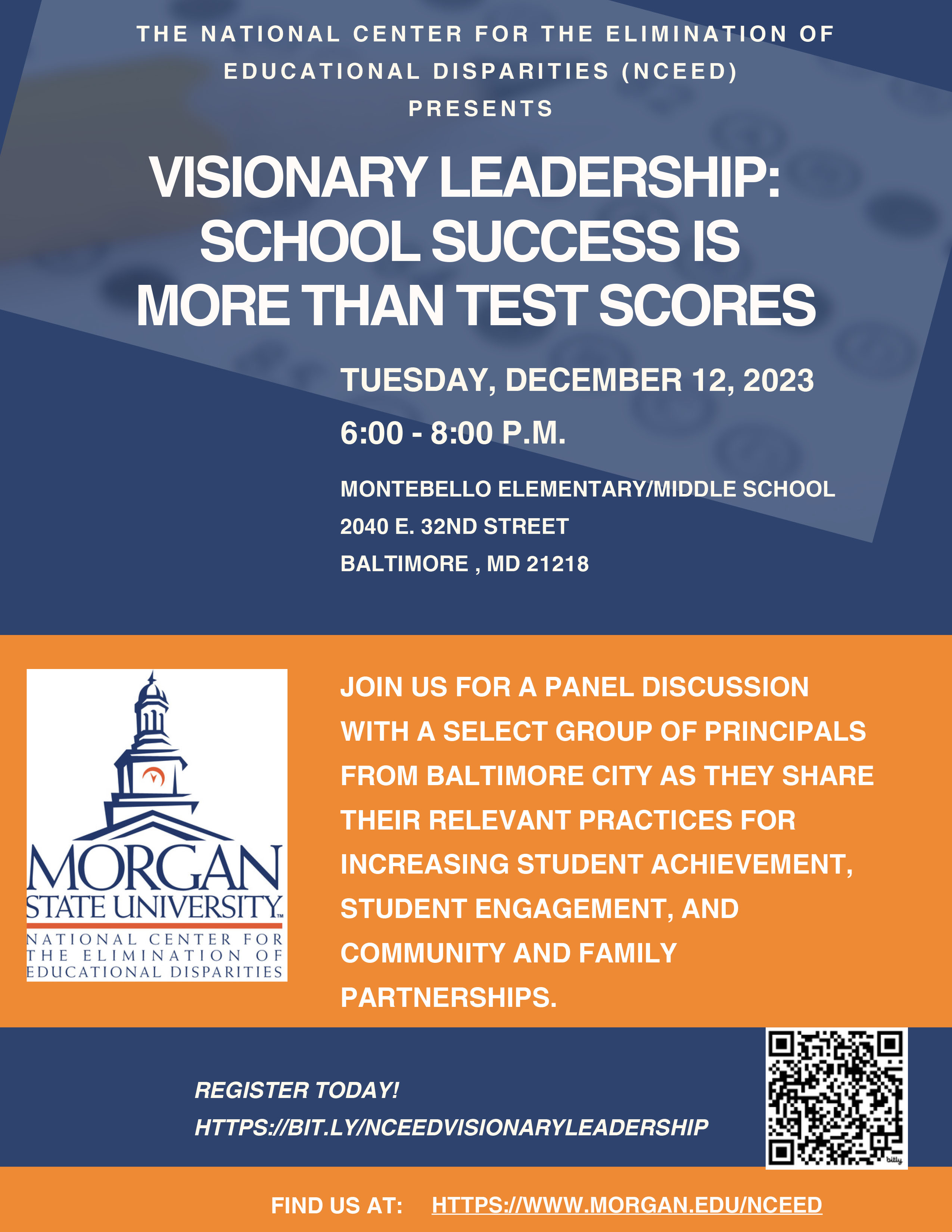 NCEED Visionary Event Flyer