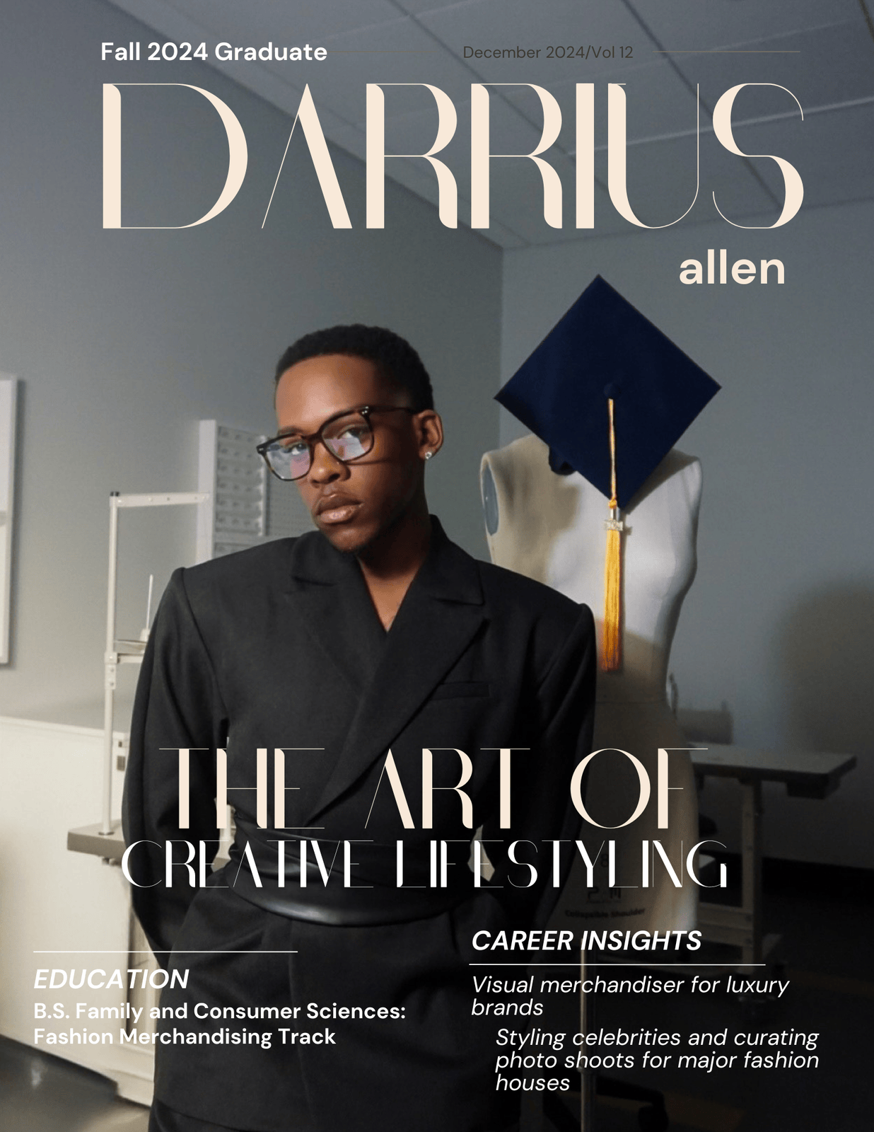 Darrius Allan Fall 2024 FACS Graduate Fashion Merchandising
