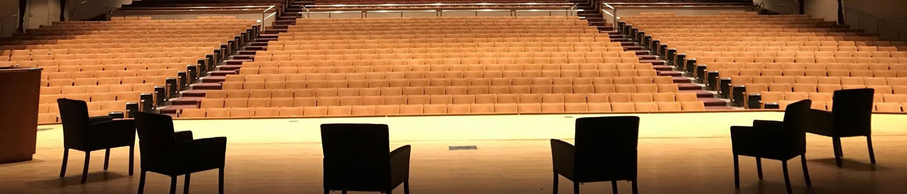 concert hall with chairs
