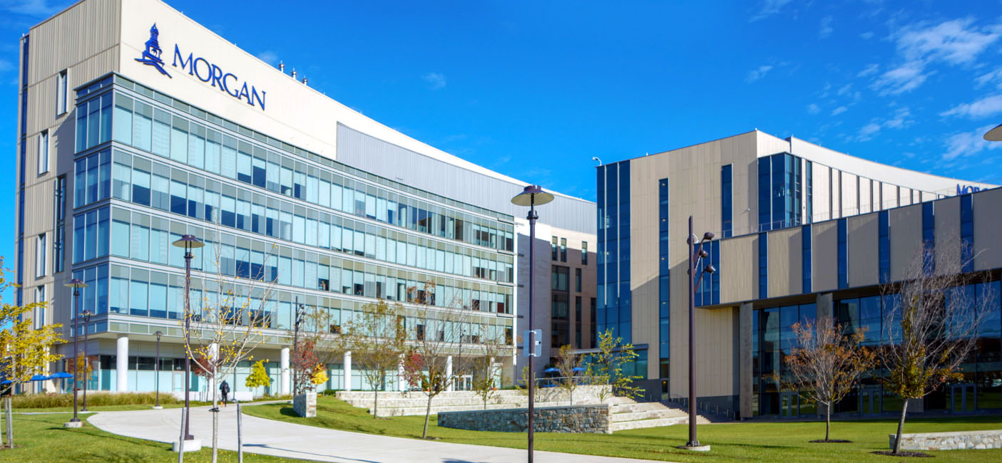 Martin D. Jenkins Hall building next to the Business Complex