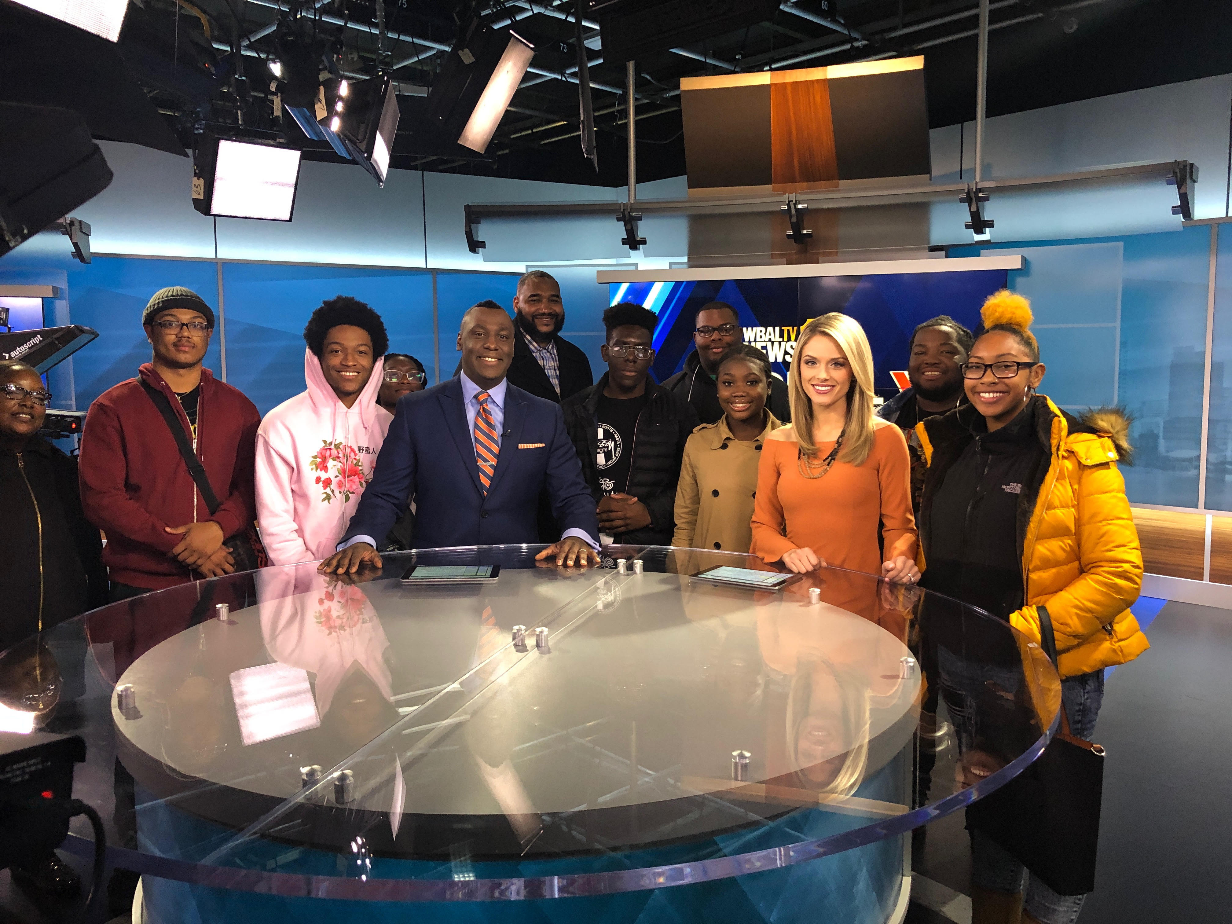 Campus to Career Field Trip to WBAL-TV