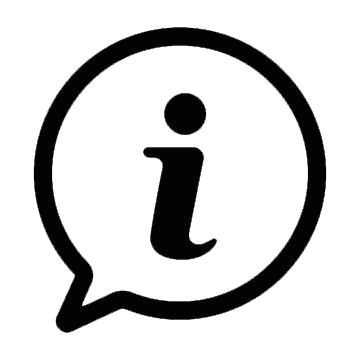 the letter i in a circle to denote that this is important information