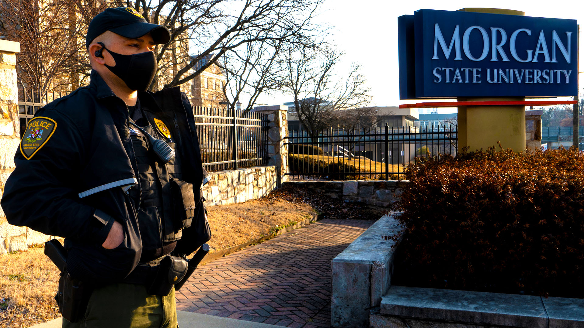 officer standing watch