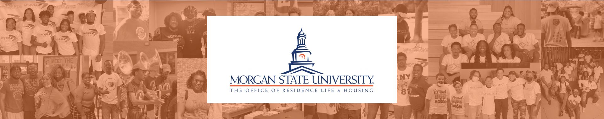 Website banner for the Office of Residence Life & Housing