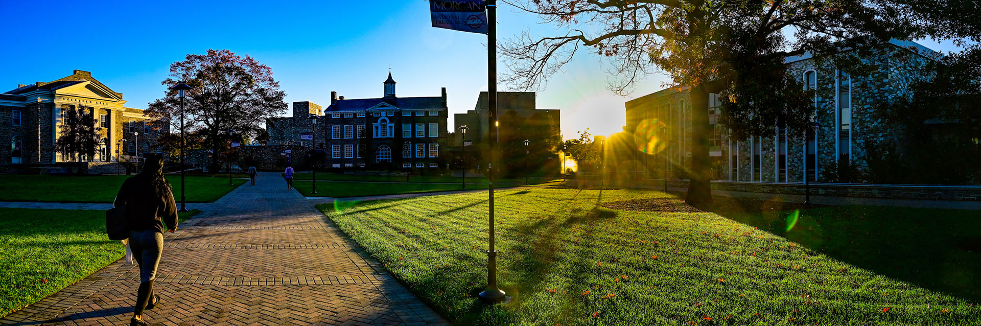 Campus on a Fall Morning