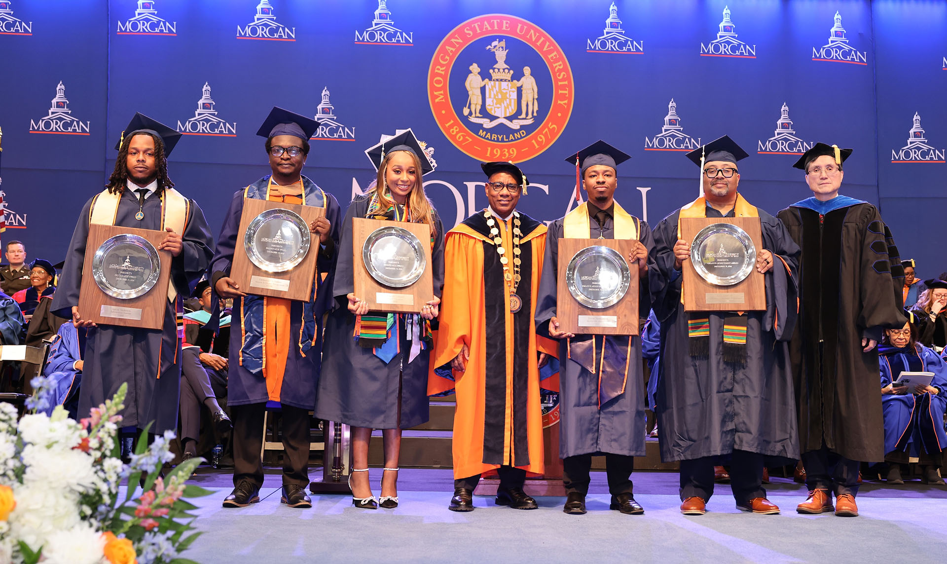 Five graduates were honored with Presidential Awards for their exceptional contributions to leadership and creativity with the President&rsquo;s Second Mile Award and the President&rsquo;s Award for Exceptional Creative Achievement.