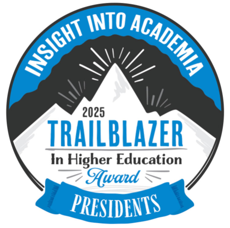 Insight Into Academia magazine&rsquo;s 2026 Trailblazer in Higher Education Award.