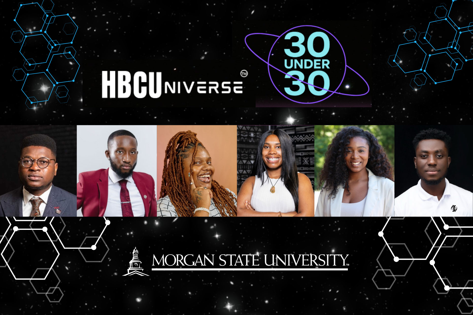 Six Morgan Students, Alumni Named to 2025 HBCUniverse 30 Under 30