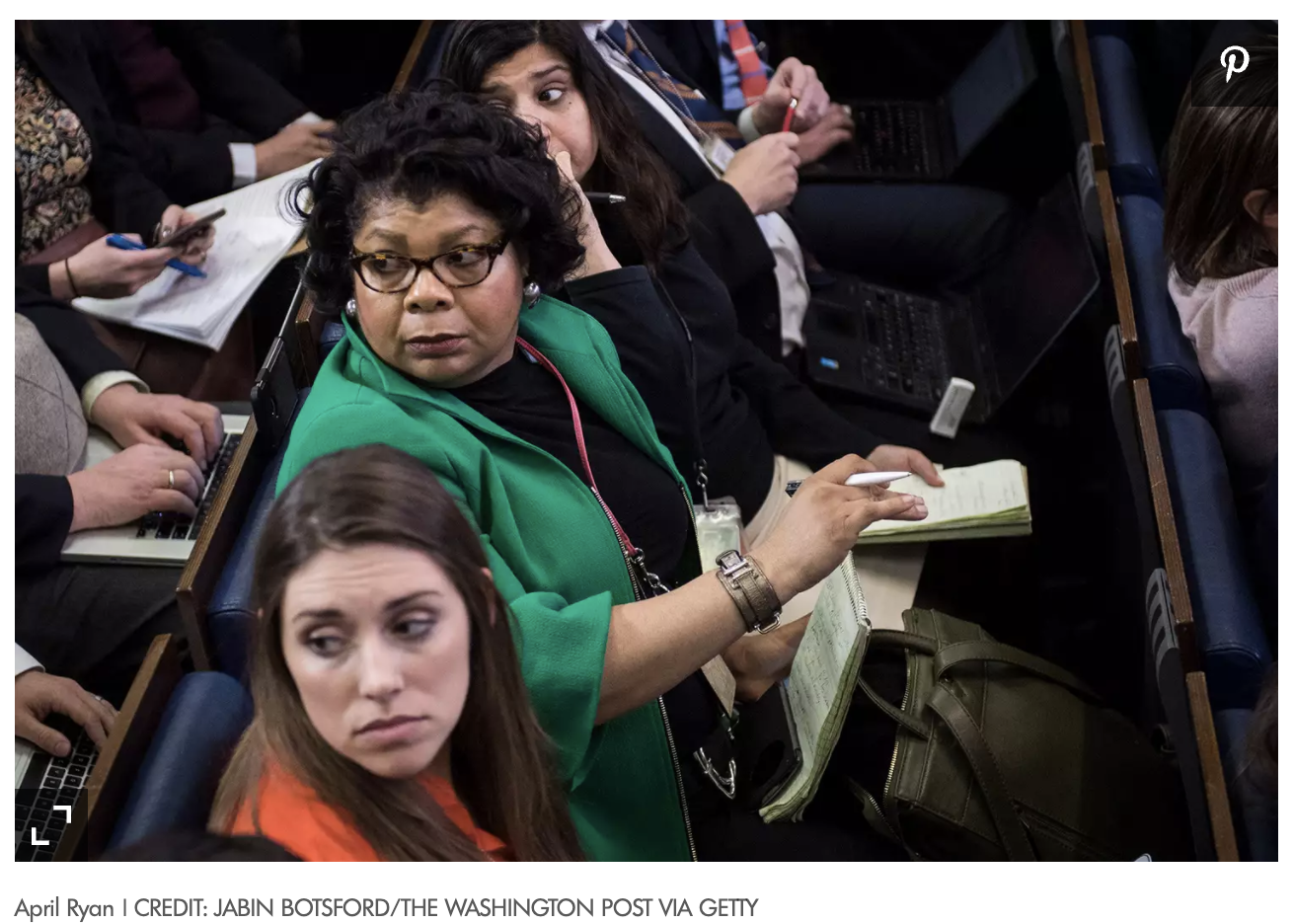 April Ryan at White House
