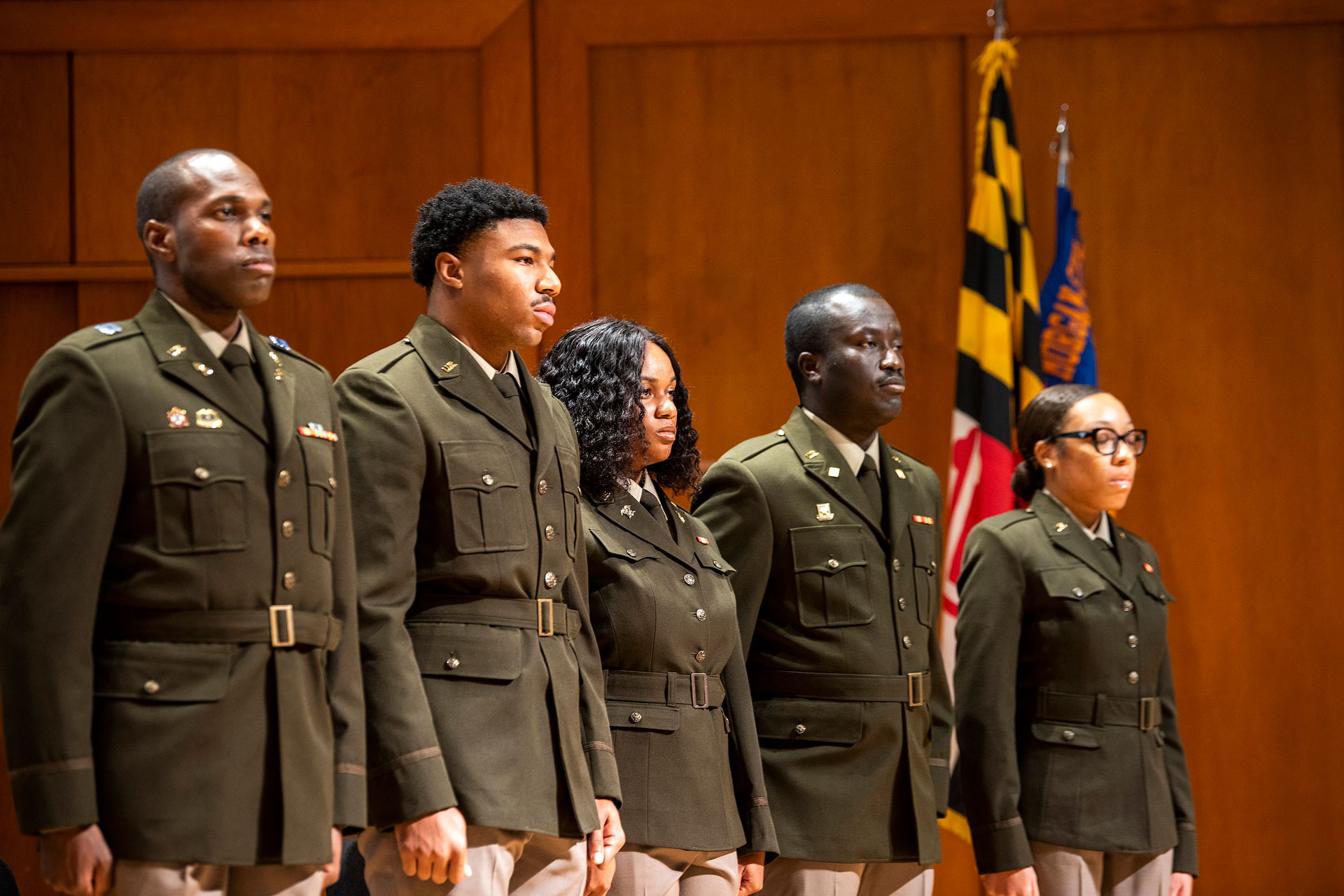 Morgan State University's Bear Battalion Army ROTC (Reserve Officers’ Training Corps) Commissioned Officers