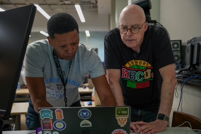 Hands-on collaboration at the Amazon Machine Learning University Bootcamp — participants engage in problem-solving and real-world AI applications.Images Courtesy of Amazon MLU