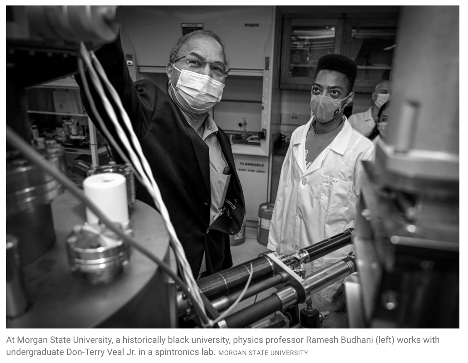 Ramesh Budhani with Don-Terry Veal Jr.