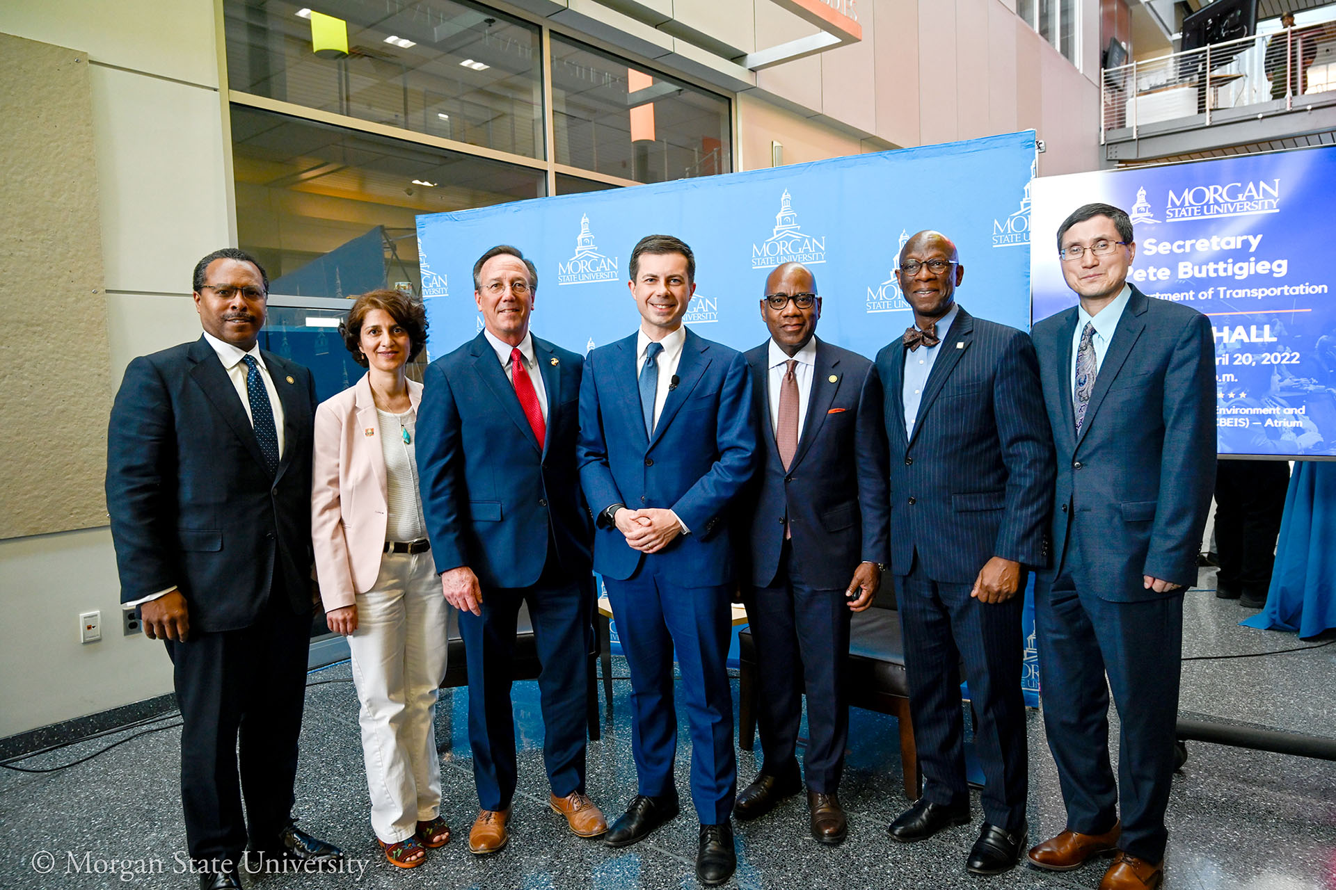 Secretary Pete Buttigieg group photo