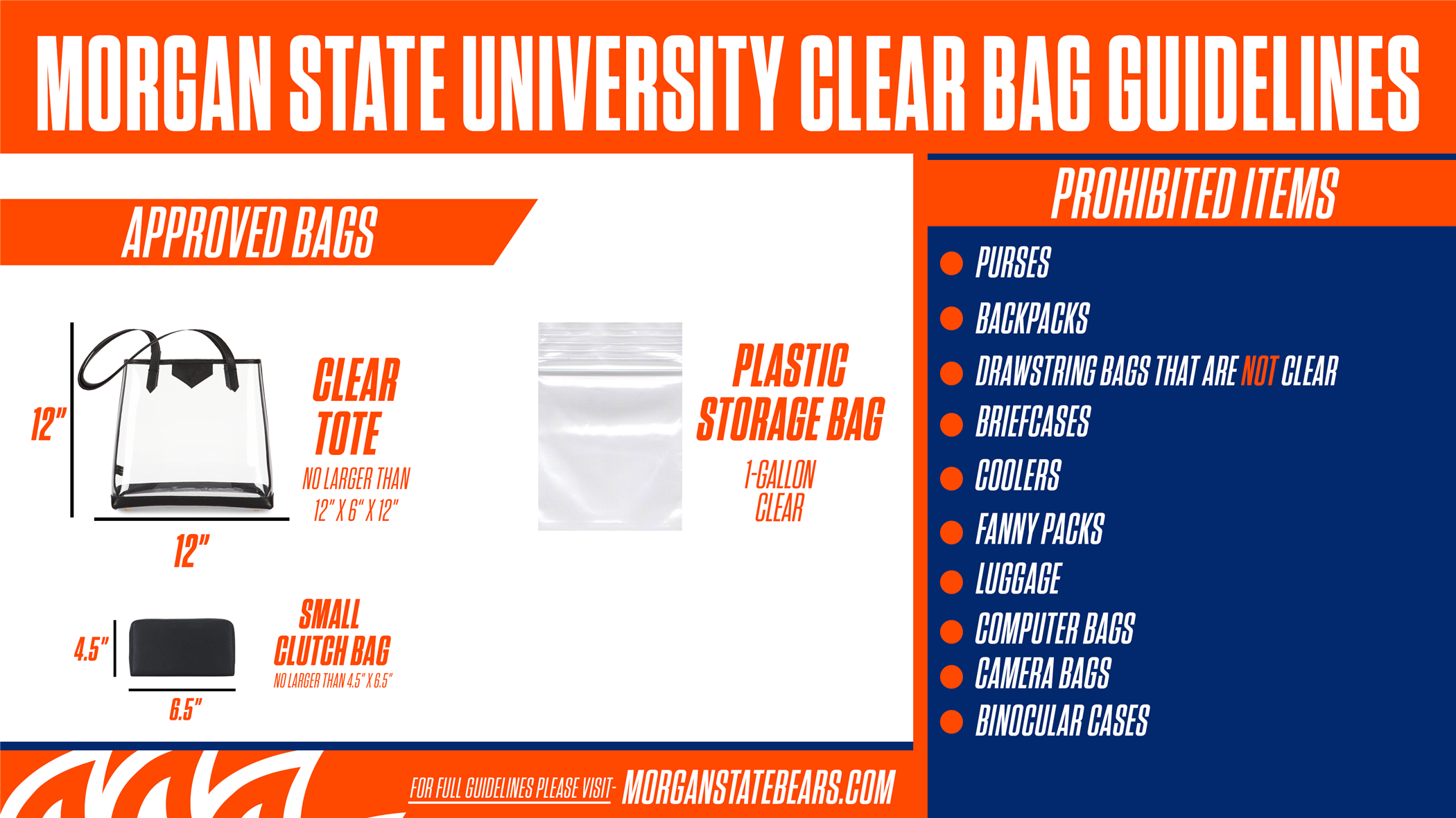 Clear Bag Guidelines