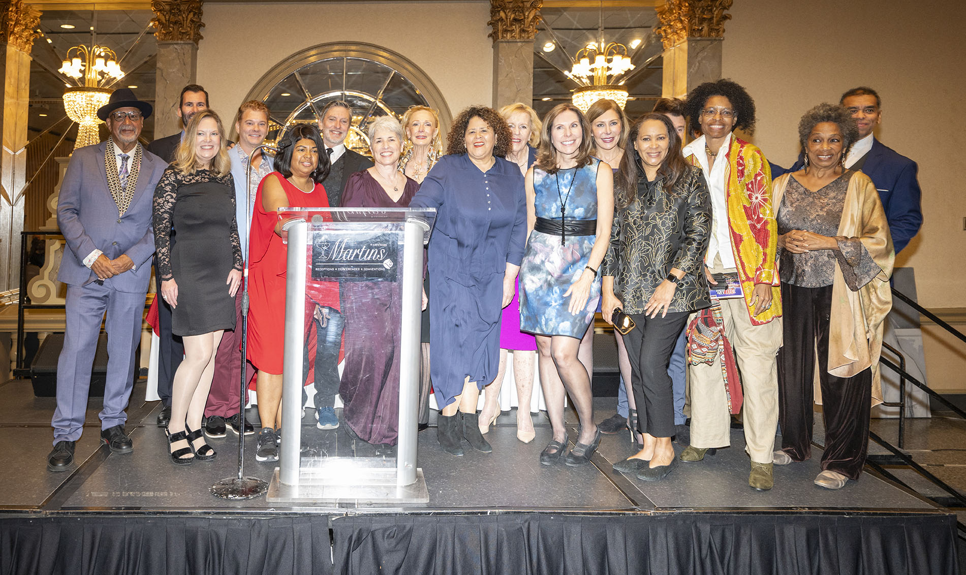 Keith Mehlinger and group receiving an award