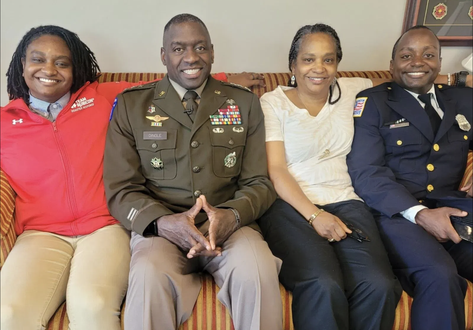 Lt. General Dingle  Family