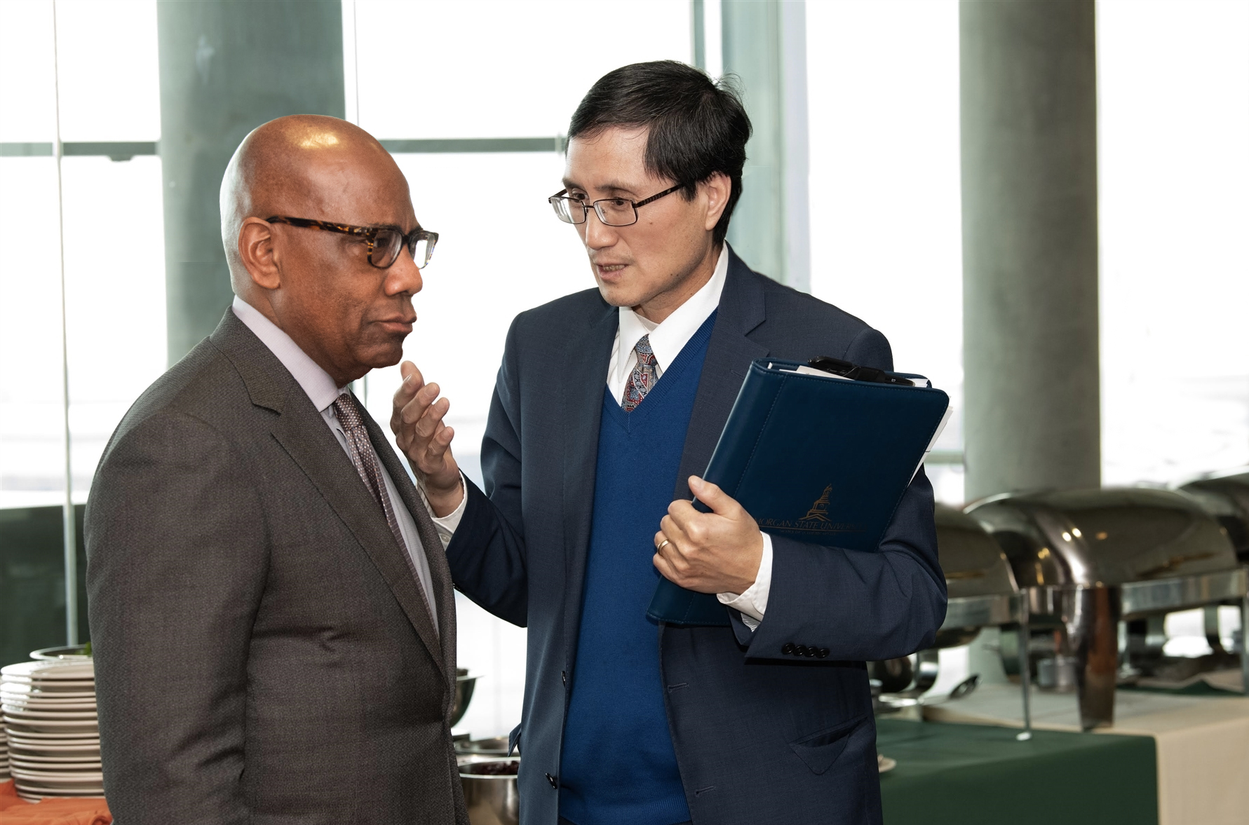 Dr. Hongtao Yu and President Wilson