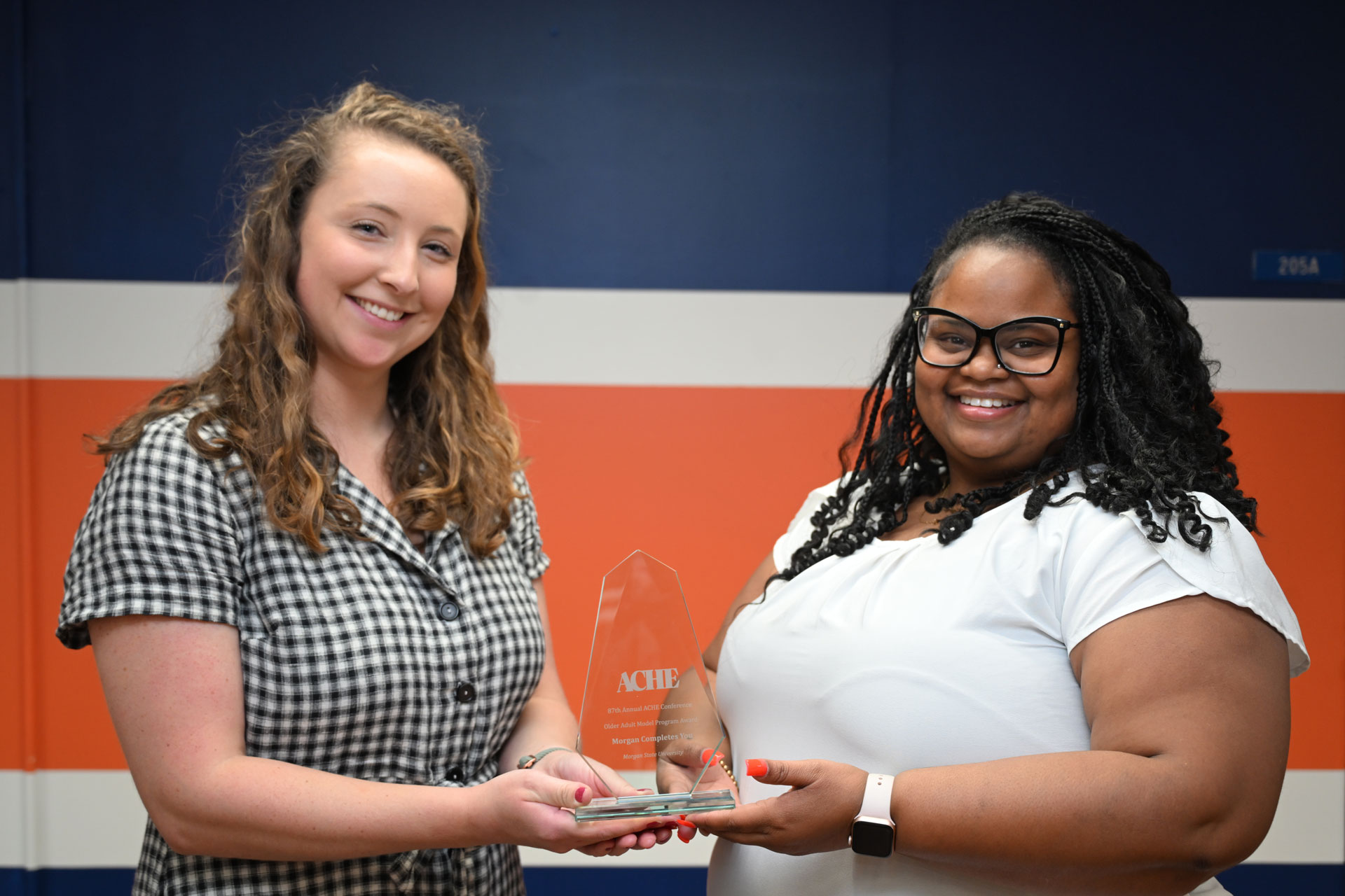 Images courtesy of Morgan State Emma Minnis, student success manager Laquetta Bryant, Recruitment, Admissions, and Partnerships Manager