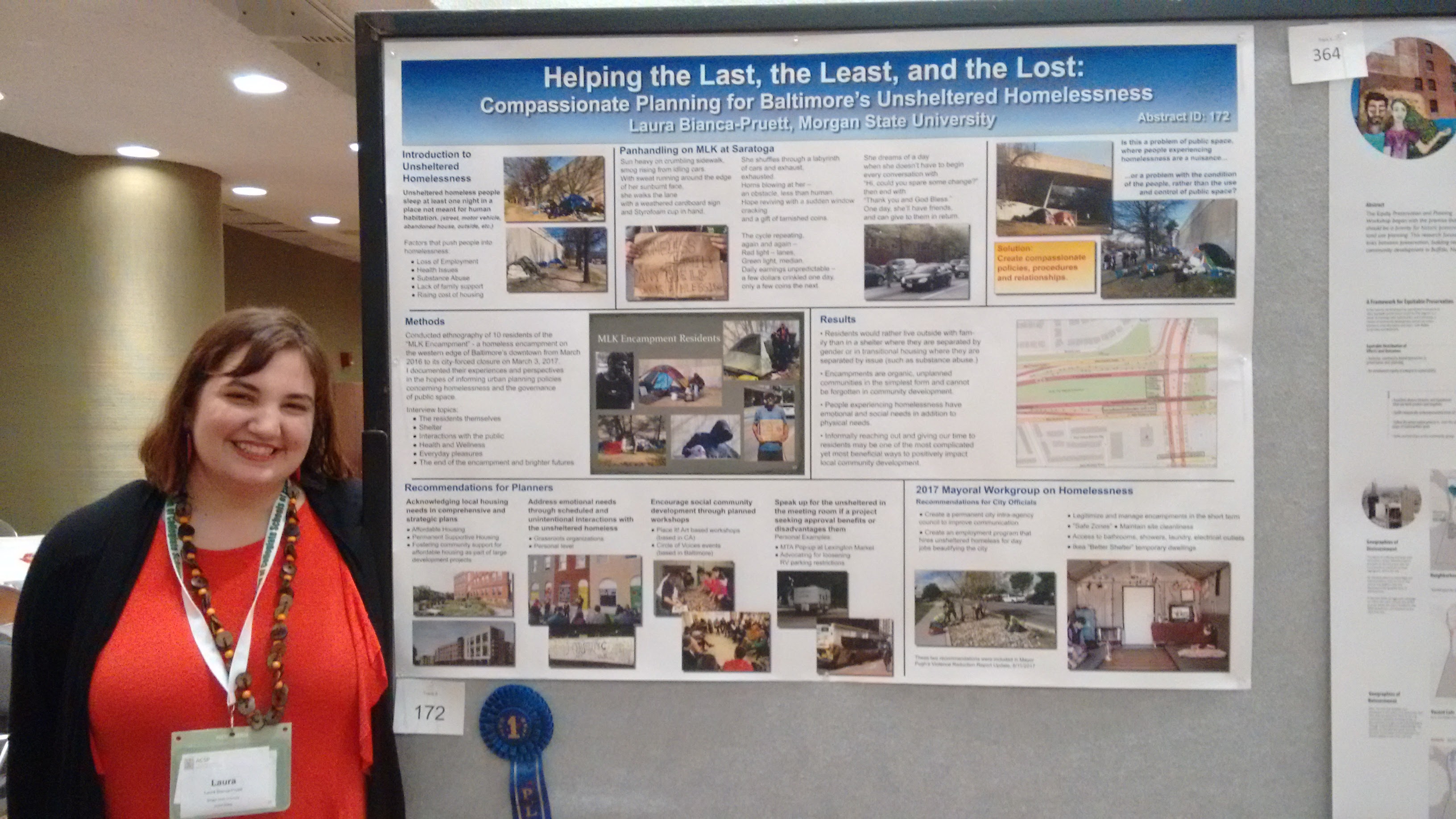 Laura at ACSP 2018 w Poster