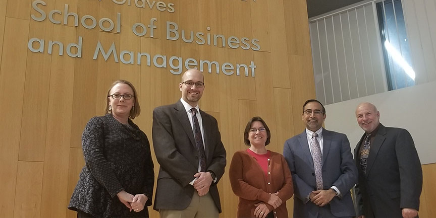 Dr. Sanjay Bapna with PMI's Global Accreditation Center for Project Management Education Programs team