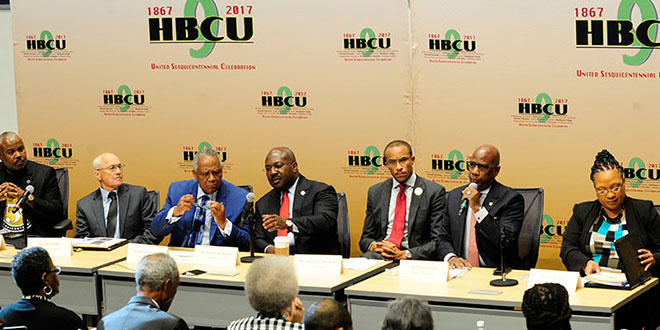 presidents of HBCU9 conference