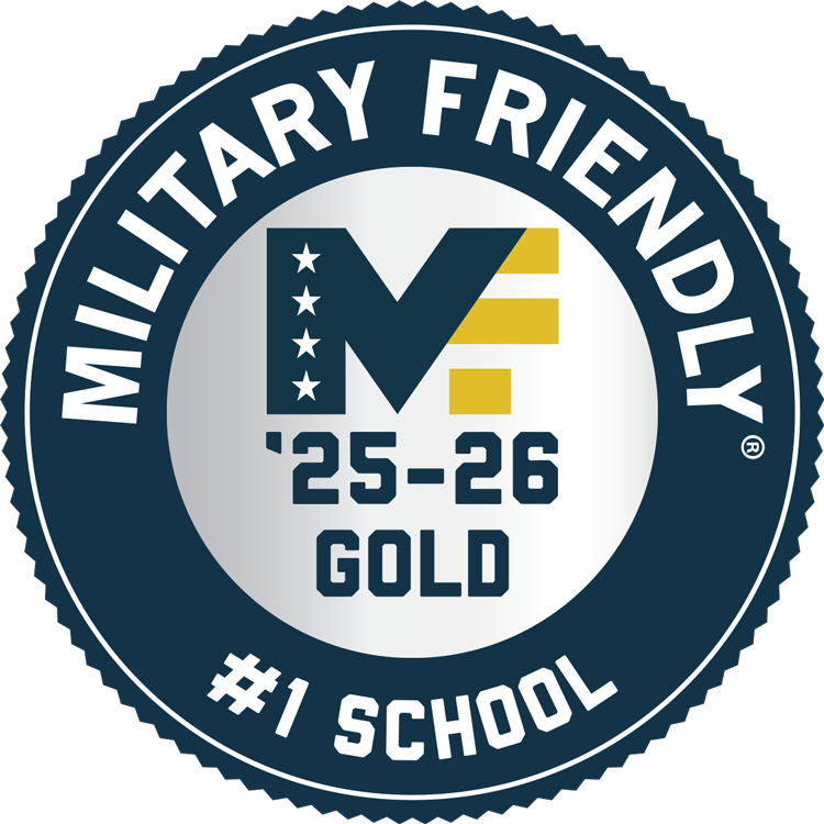 Military Friendly Gold Status Ranking for 2025-2026 Awarded By Viqtory