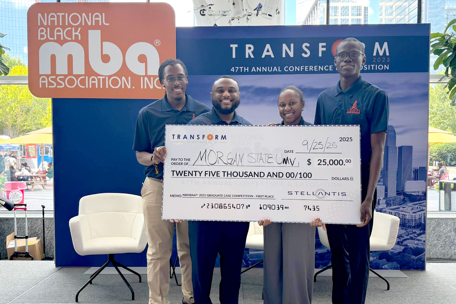 Morgan MBA Team Wins National Case Competition, Showcasing Excellence on the Biggest Stage