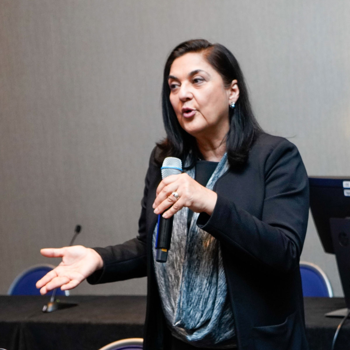 Dr. Samia Kirchner, associate professor of architecture at Morgan State University and campus liaison for the BIT for Resilient HBCUs initiative.