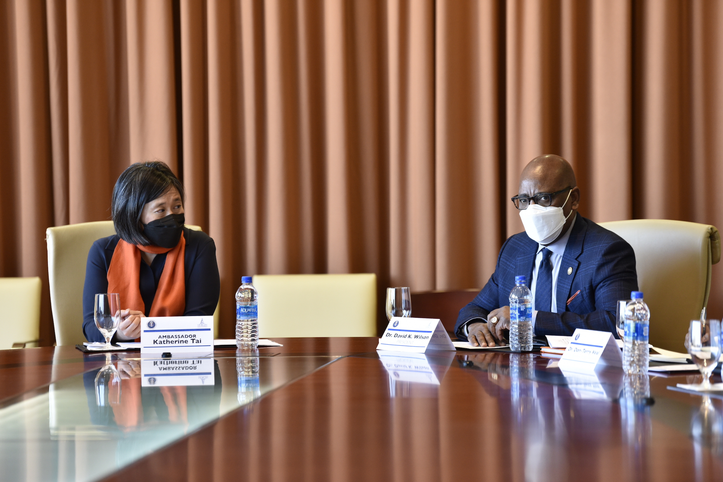 Ambassador Tai with President Wilson