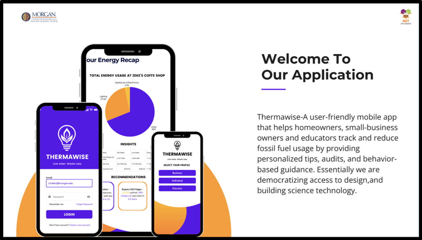 Thermawise mobile app screenshot