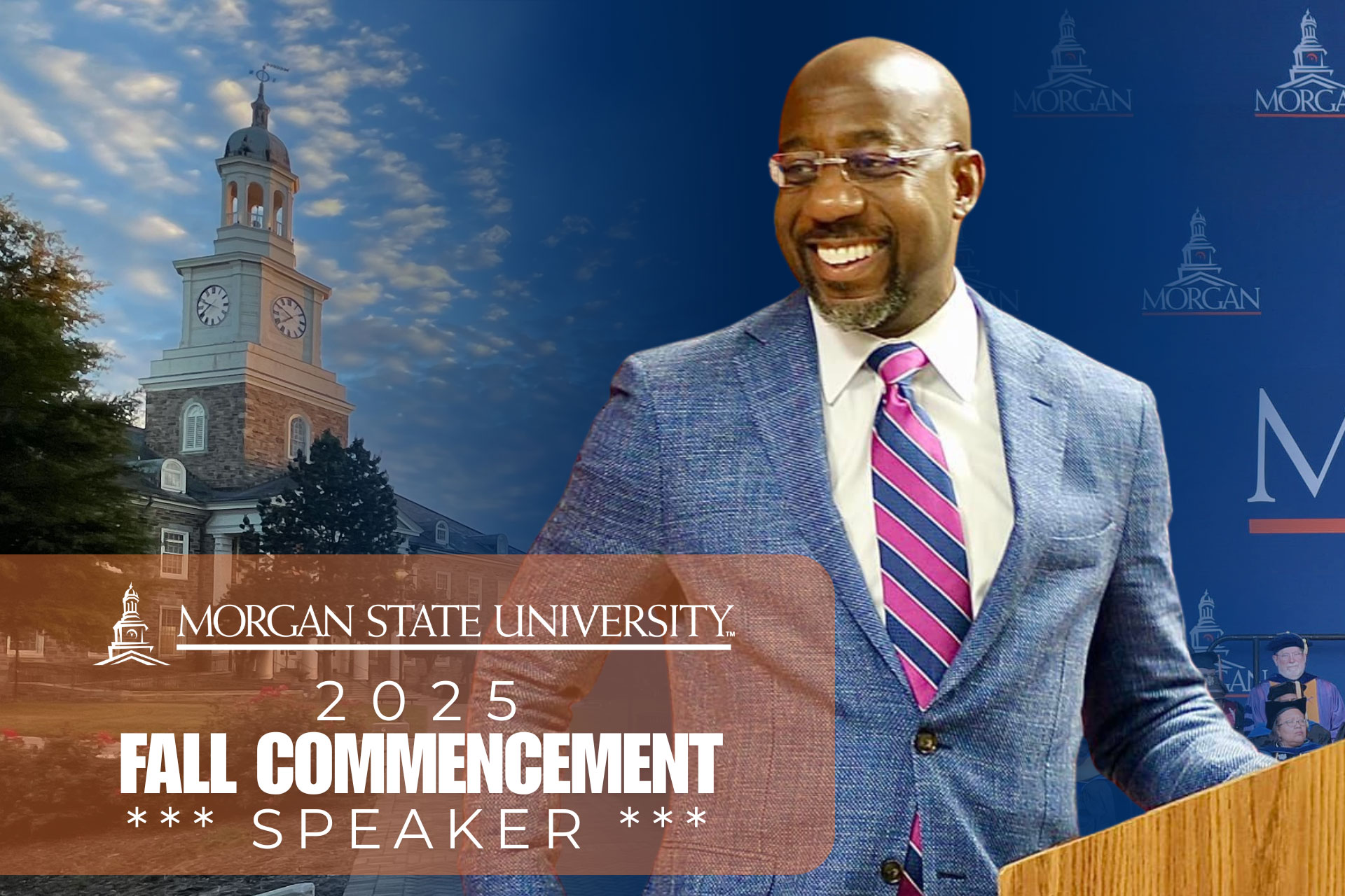 U.S. Senator Reverend Raphael Warnock to Deliver Morgan State University Fall 2025 Commencement Keynote Address