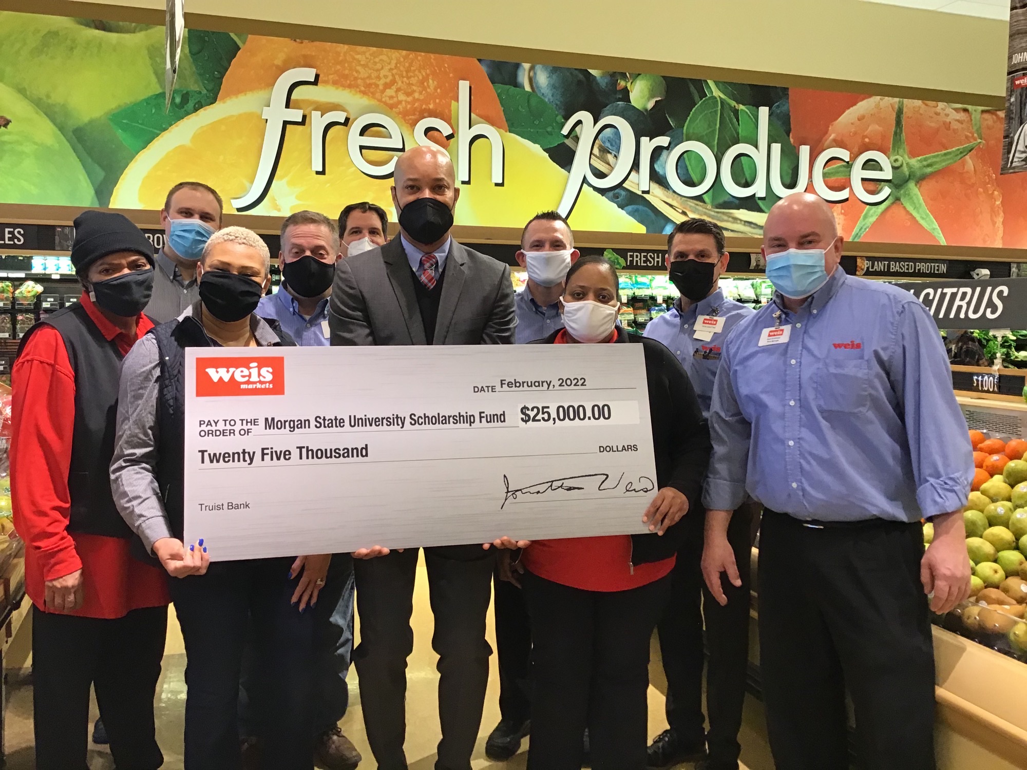 Weis Markets Donates to Morgan State University in Observance of Black  History Month