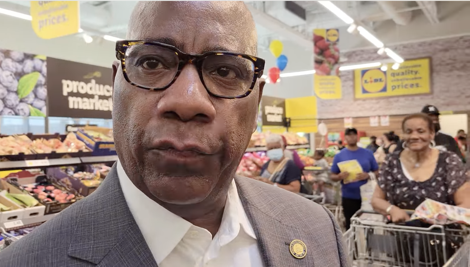 President Wilson at LiDL