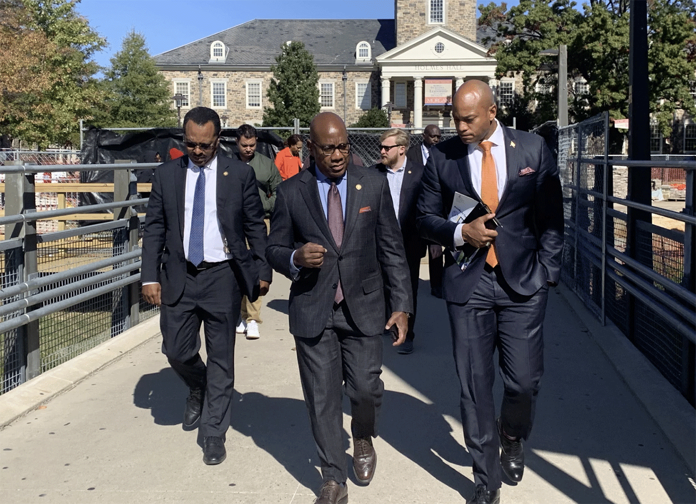 President Wilson with Wes Moore