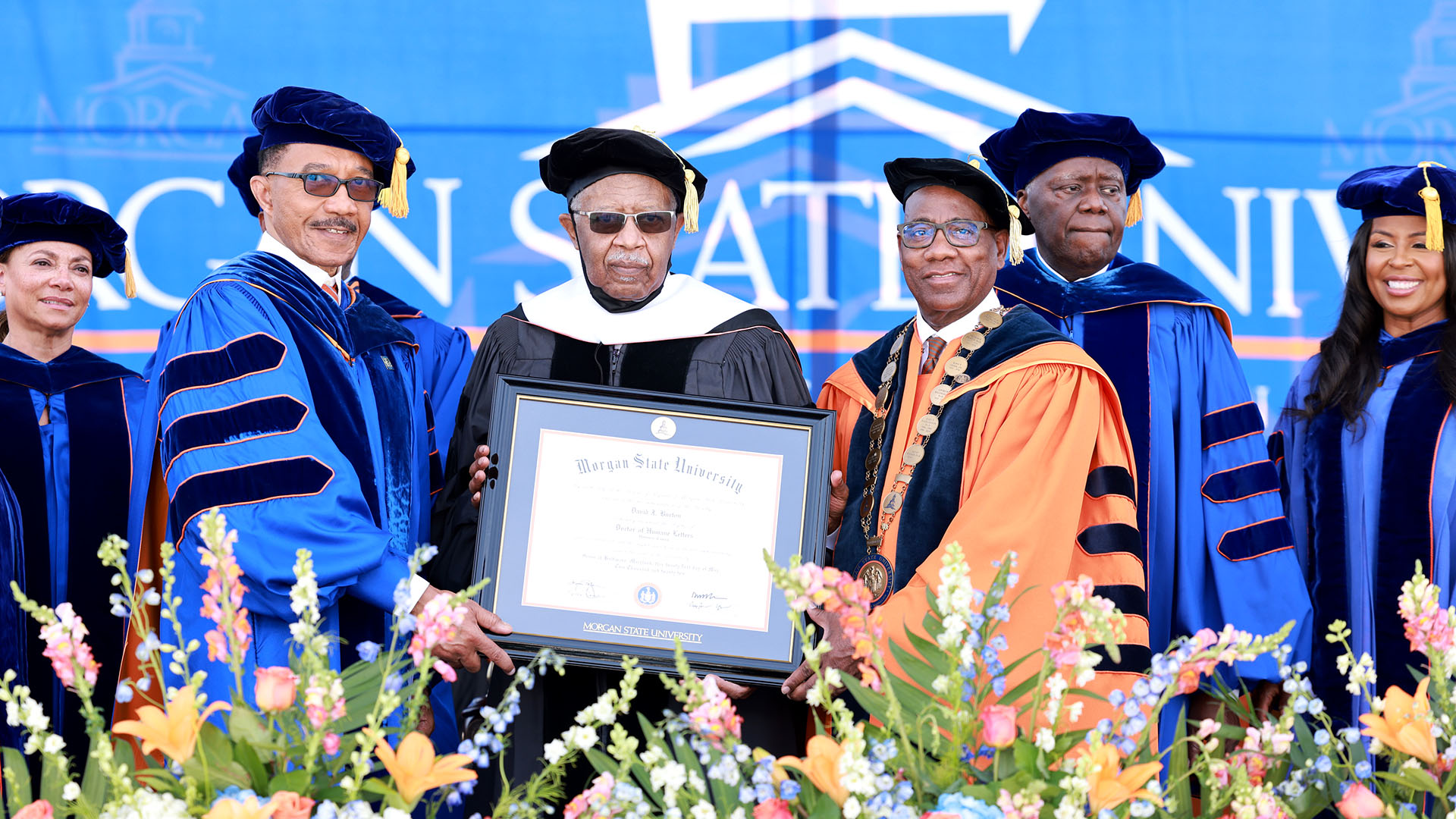 David Burton (MSU Class of 1967) received a Doctor of Humane Letters 